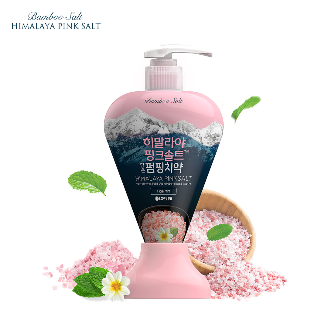 Kem đánh răng Bamboo Salt Himalaya Pink Salt Floral Mint 285g